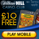 10 euro gratis spelen bij William Hill Mobile